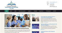 Desktop Screenshot of foundation.clpna.com